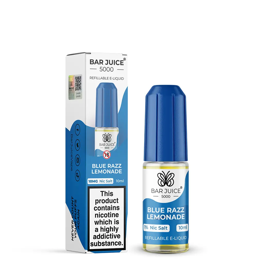 Bar Juice 5000 - Nic Salt 10ml - Blue Razz Lemonade