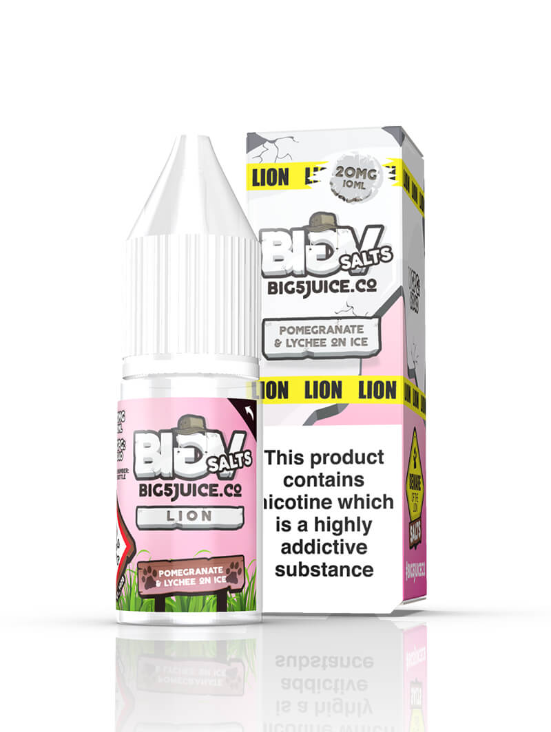 Lion (Nic Salt 20MG) - Pomegranate and Lychee 10ML