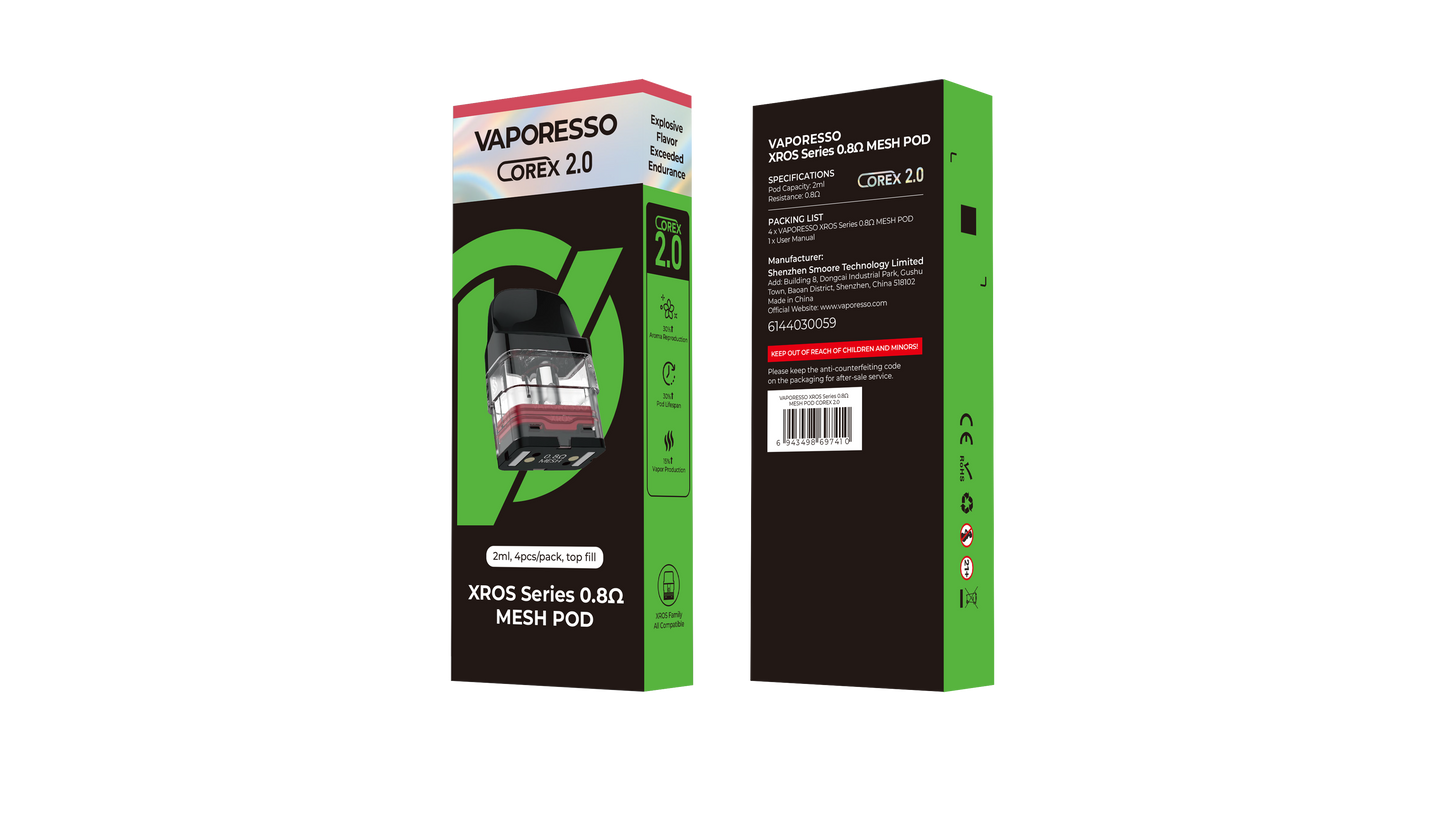 Vaporesso Xros Corex 2.0 Replacement Pods (4 Pack)
