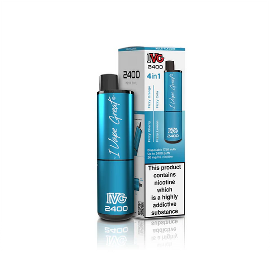 IVG 2400 RECHARGEABLE Vape Kit - Multi-Flavour