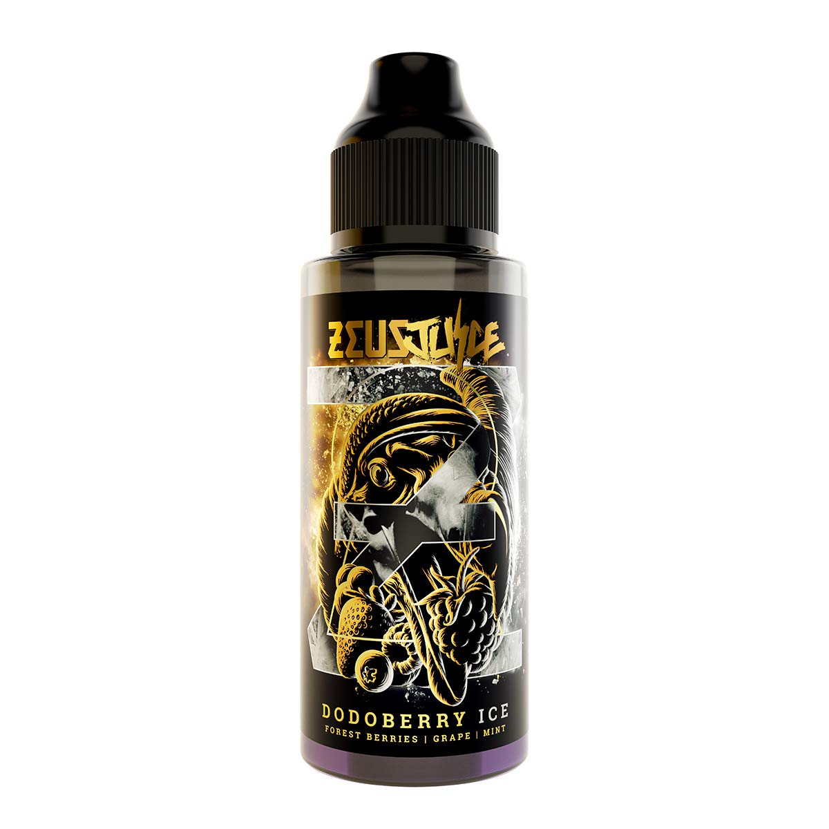 Zeus Juice The Black Ice 100ml 0mg shortfill e-liquid