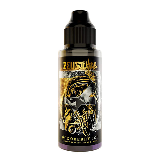 Zeus Juice The Black Ice 100ml 0mg shortfill e-liquid