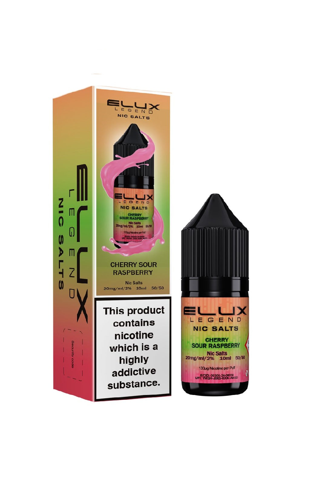 Elux Legend Nic Salt - Cherry Sour Raspberry