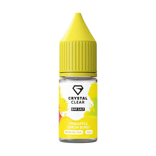 Crystal Clear Bar Nic Salts 10ml - Pineapple Lemon Brust