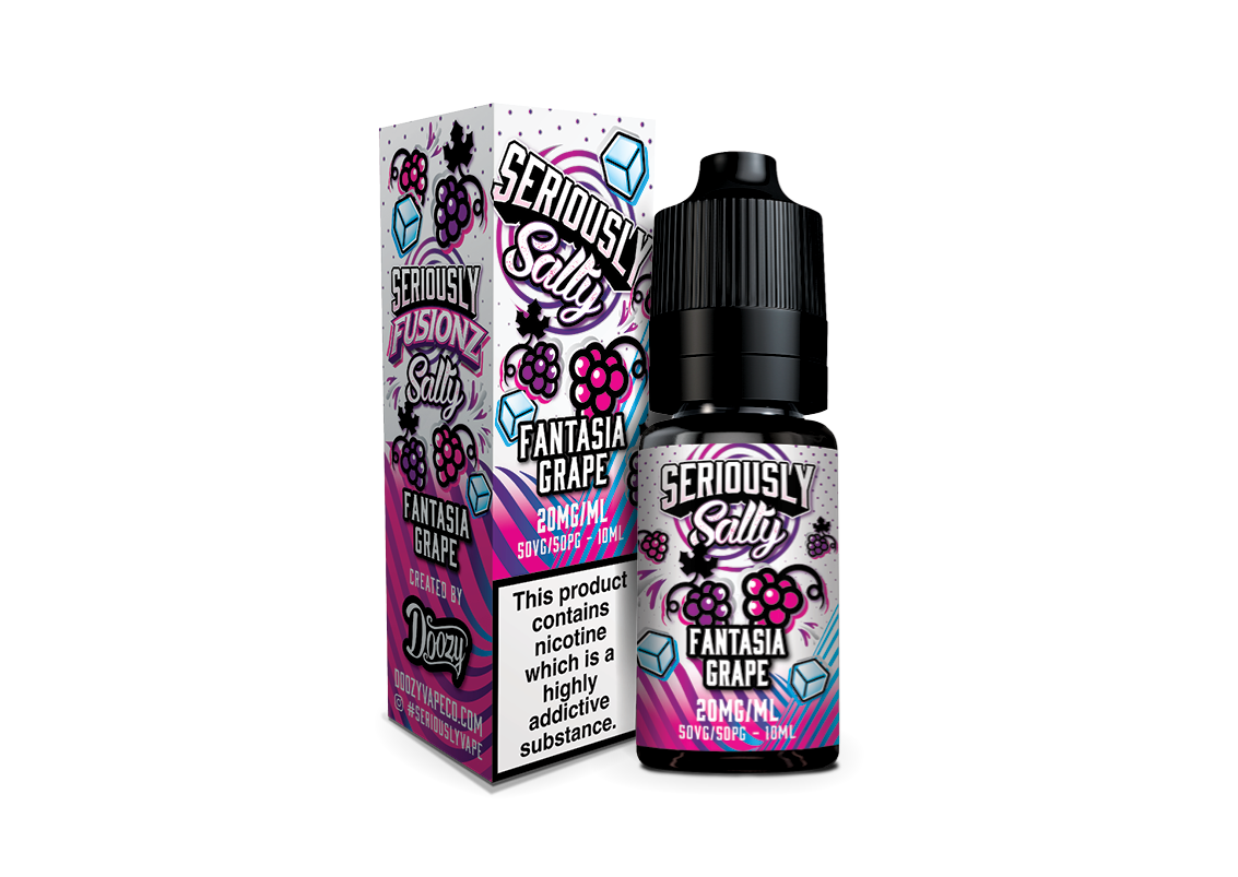 Doozy Vape Seriously Fusionz Salts - Fantasia Grape