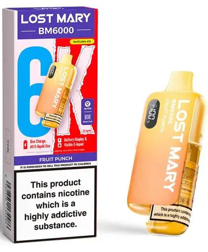 Lost Mary BM6000  Prefilled Pod 20mg - 32 Flavours