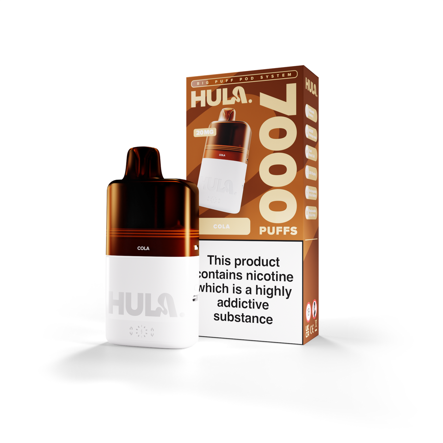 Hula Pod System Kit 20mg - 10 Flavours