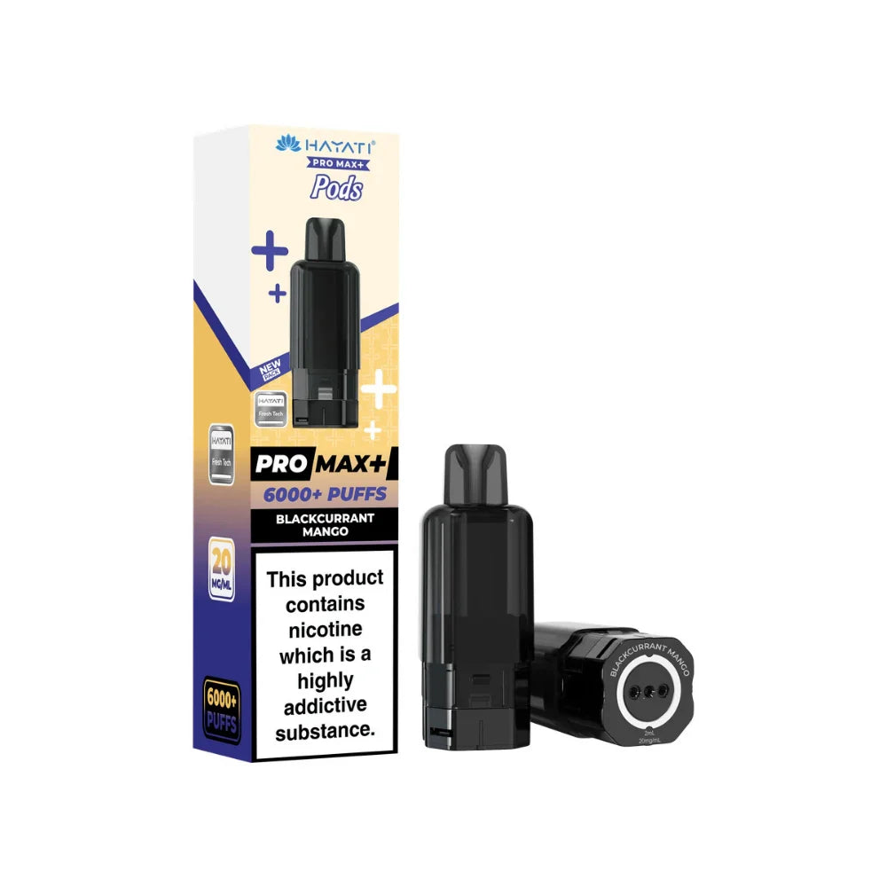 Hayati Pro Max+ 6k Pods - 13 Flavours