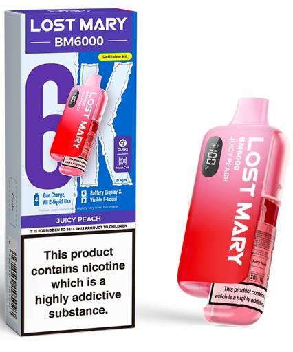 Lost Mary BM6000  Prefilled Pod 20mg - 32 Flavours
