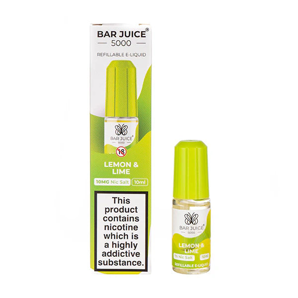 Bar Juice 5000 - Nic Salt 10ml - Lemon & Lime