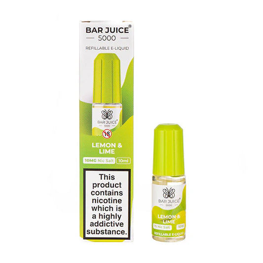 Bar Juice 5000 - Nic Salt 10ml - Lemon & Lime