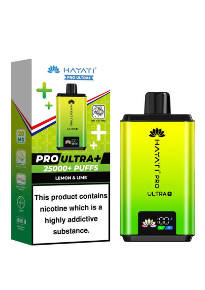 Hayati Pro Ultra 25k Prefilled Pod Kit - 10 Flavours