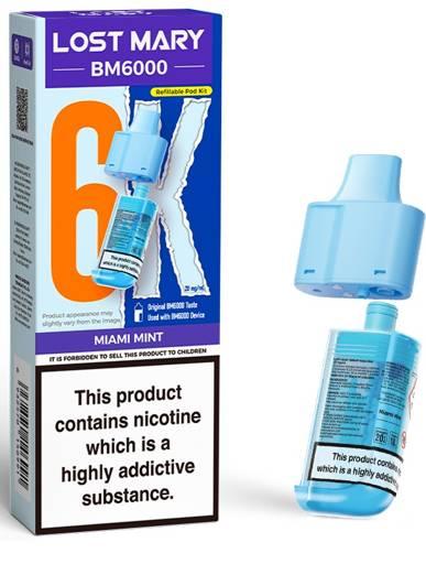 Lost Mary BM6000  Prefilled Pod 20mg - 32 Flavours