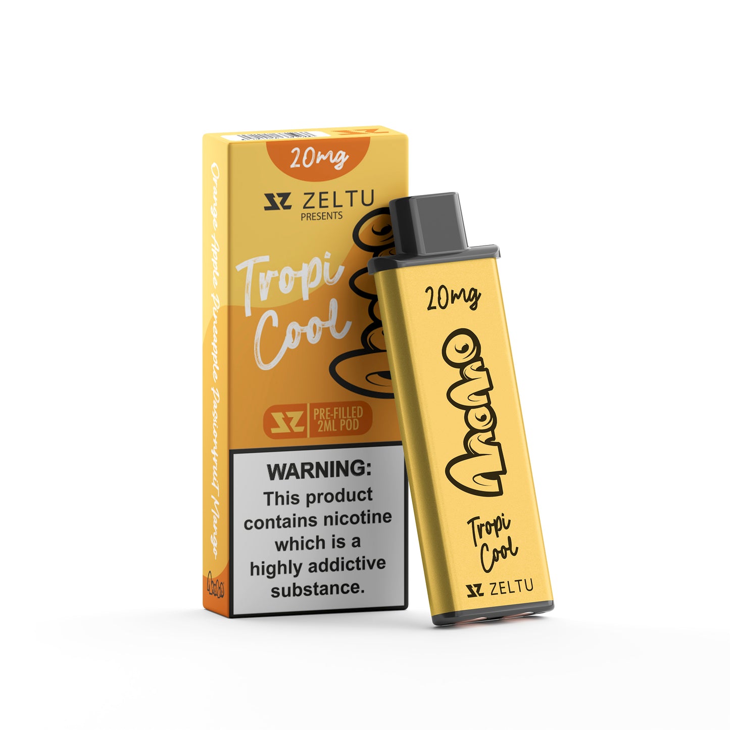 Zeltu X3 Replacement Pod by Zeltu Orange Passionfruit 10mg