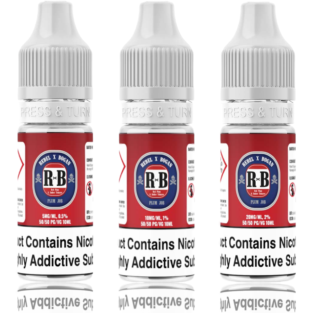 REBEL X BOGAN PLUM JOB 10ML SALTS