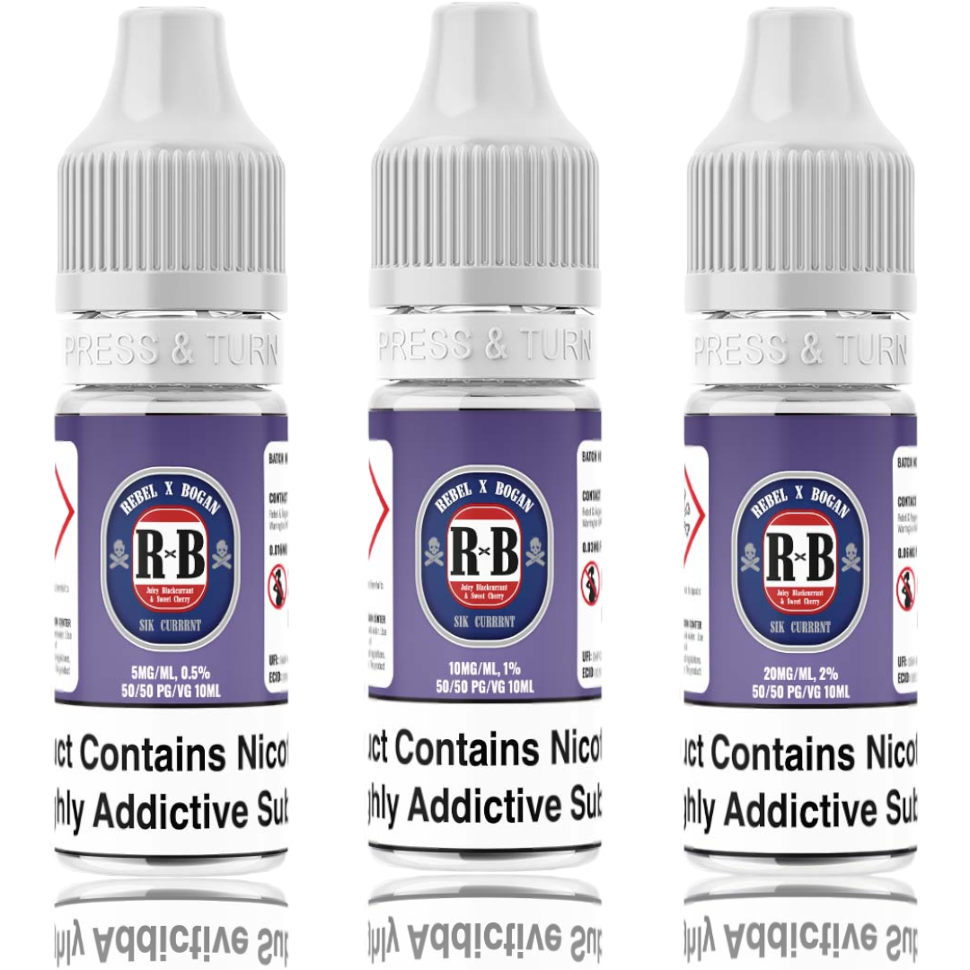 REBEL X BOGAN SIK CURRRNT 10ML SALTS