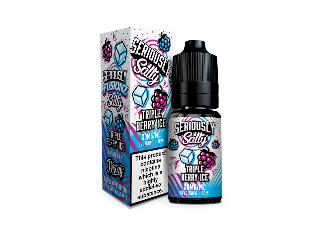 Doozy Vape Seriously Fusionz Salts - Triple Berry Ice