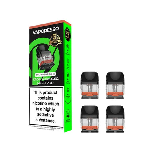 Vaporesso Xros Corex 3.0 Replacement Pods (4 Pack)