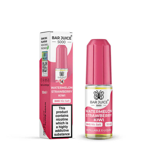 Bar Juice 5000 - Nic Salt 10ml - Watermelon Strawberry Kiwi