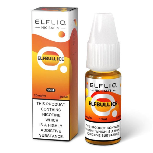 Elfliq (20mg) - The Official ElfBar Nic Salt 10ml - Elfbull Ice