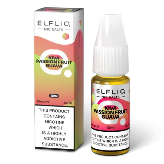 Elfliq (10mg) - The Official ElfBar Nic Salt 10ml - Kiwi Passion Fruit Guava