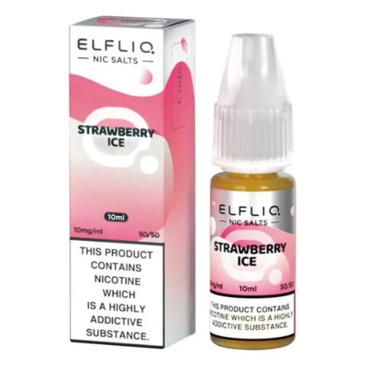 Elfliq - The Official ElfBar Nic Salt 10ml - Strawberry Ice