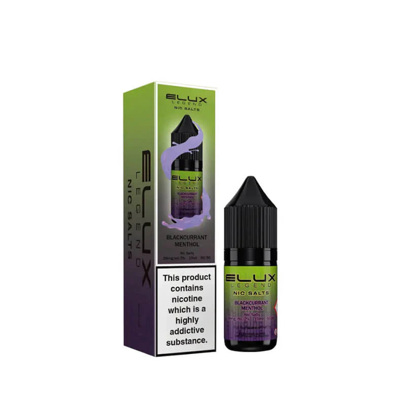 Elux Legend Nic Salt - Blackcurrant Menthol