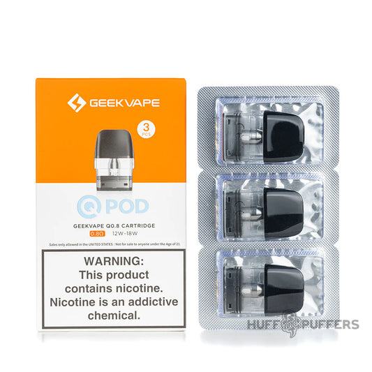 Geek Vape Q Cartridge Pod 3pcs/pack - Q 0.8