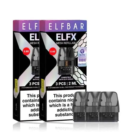 Elf Bar ELFX Empty Pods/3pack