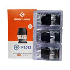 Geek Vape Q Cartridge Pod 3pcs/pack - Q 1.2ohm