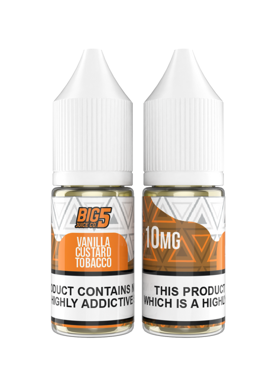 Big 5 10mls Vanilla Custard Tobacco