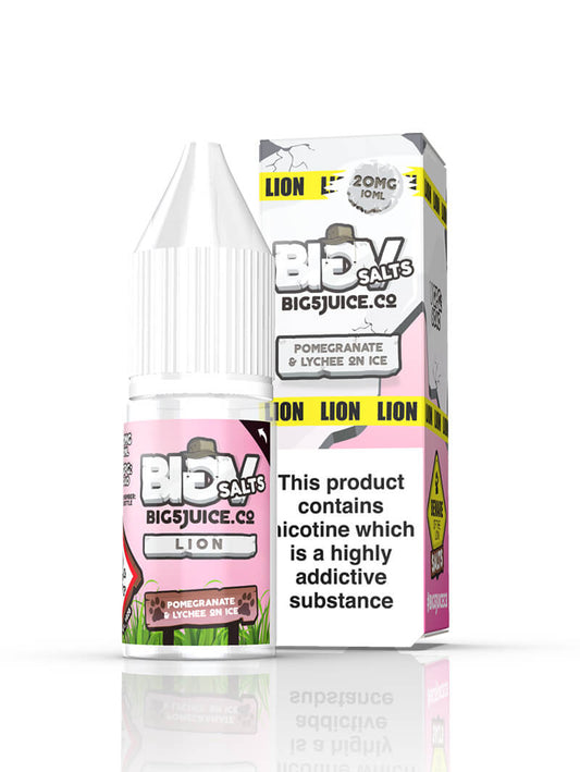 Lion (Nic Salt 20MG) - Pomegranate and Lychee 10ML
